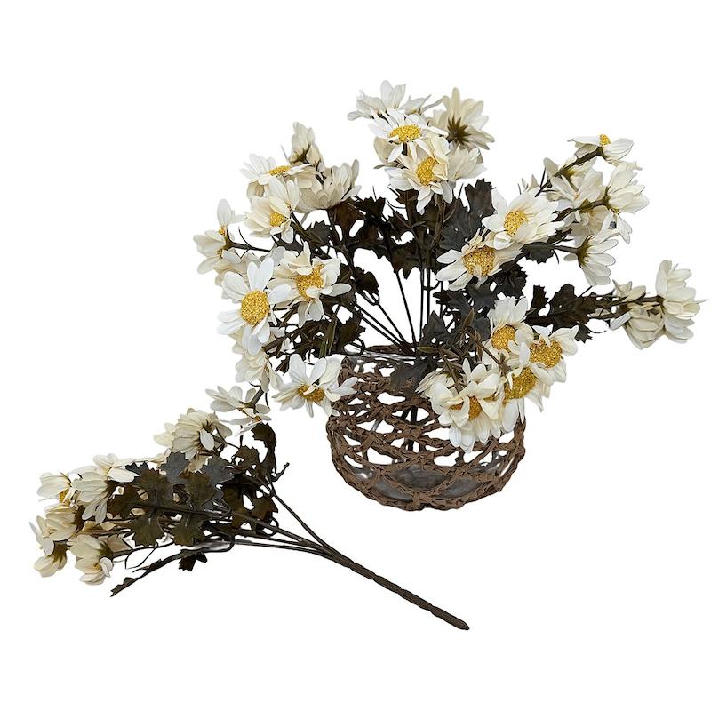گل مصنوعی بابونه ریز ۵ شاخه وارداتی