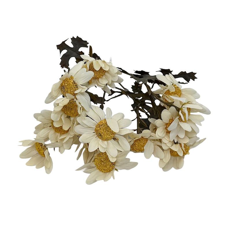 گل مصنوعی بابونه درشت ۵ شاخه وارداتی