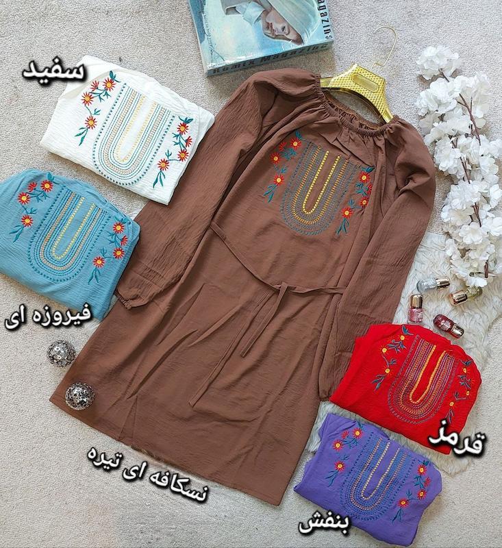 تونیک گلدوزی مدل قاصدک 🫀