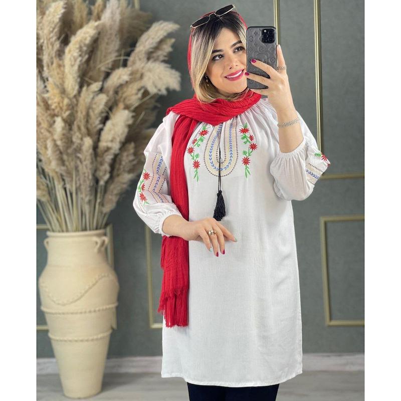 تونیک گلدوزی مدل قاصدک 🫀