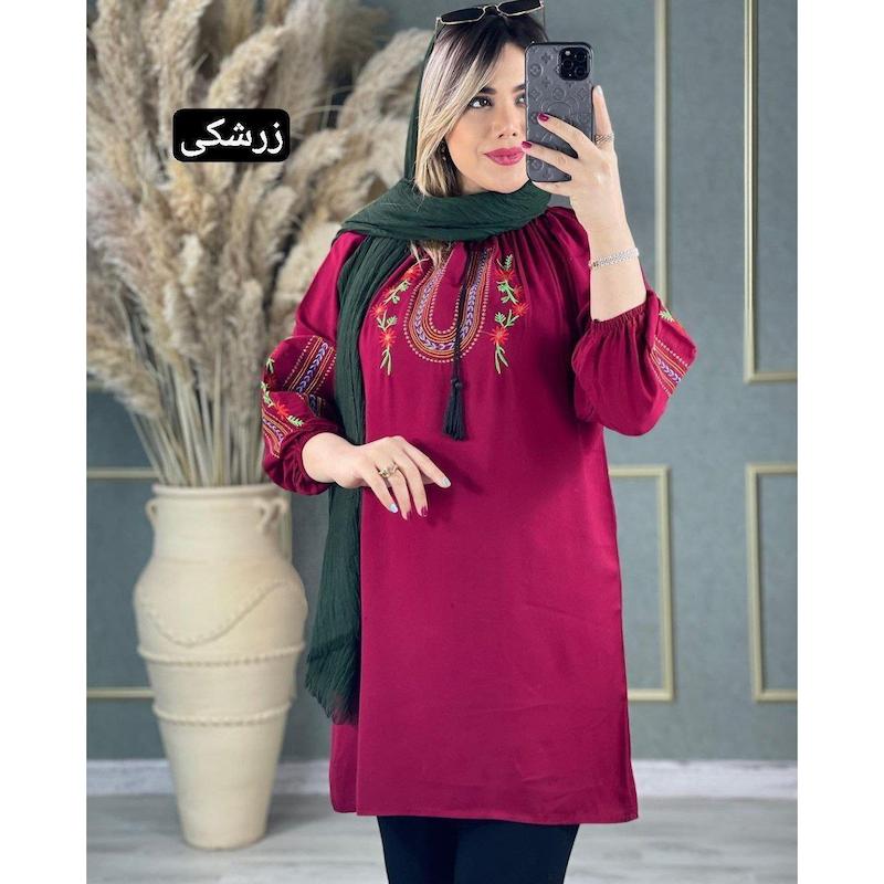 تونیک گلدوزی مدل قاصدک 🫀