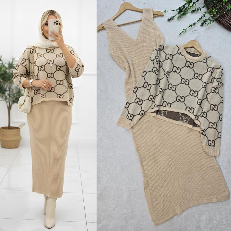 ست گوچی ژاکارد 💛💛