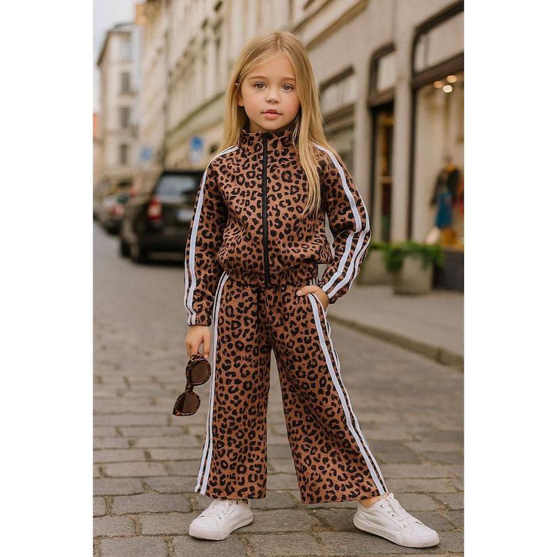 ست سویشرت و شلوار لانگ پلنگی  آرمینا🐝🐝