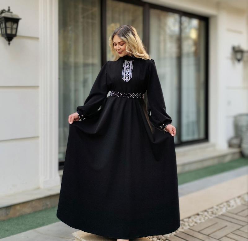 پیراهن ماکسی مجلسی مزونی سیمین☢️☢️