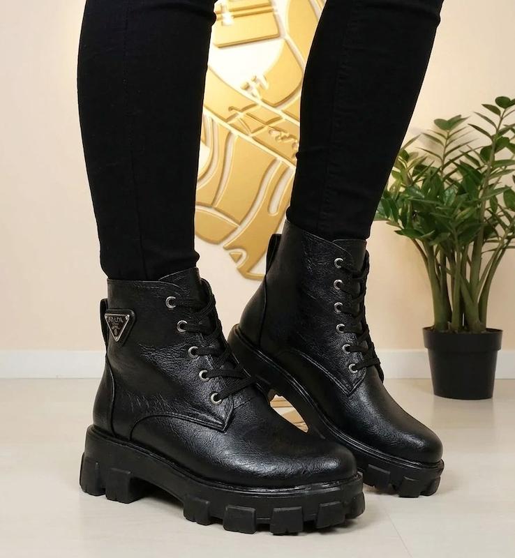 نیم بوت طبی لژدار پرادا🦜🦜🦜