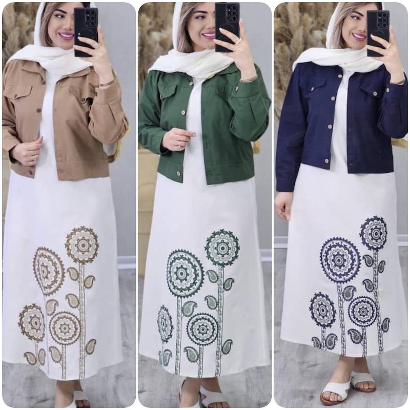 ست کت و  سارافون قاصدک 🫀