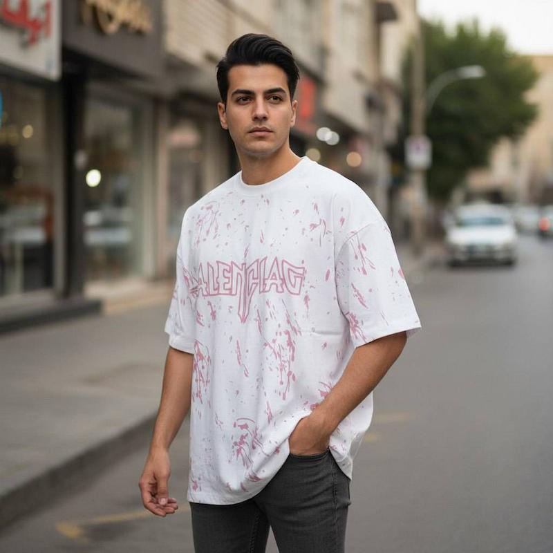 تیشرت قواره لش باکسی 🇧🇼BALENCIAGA 
