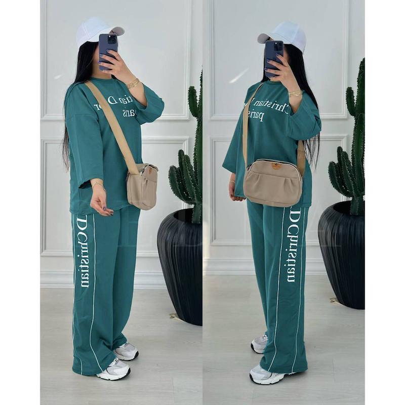 ست تیشرت و شلوار کریستین دیور 🫀