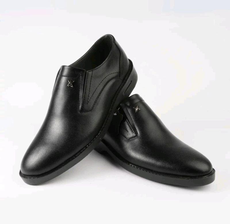 کفش مجلسی مردانه مدل سپهر بی بند🪾