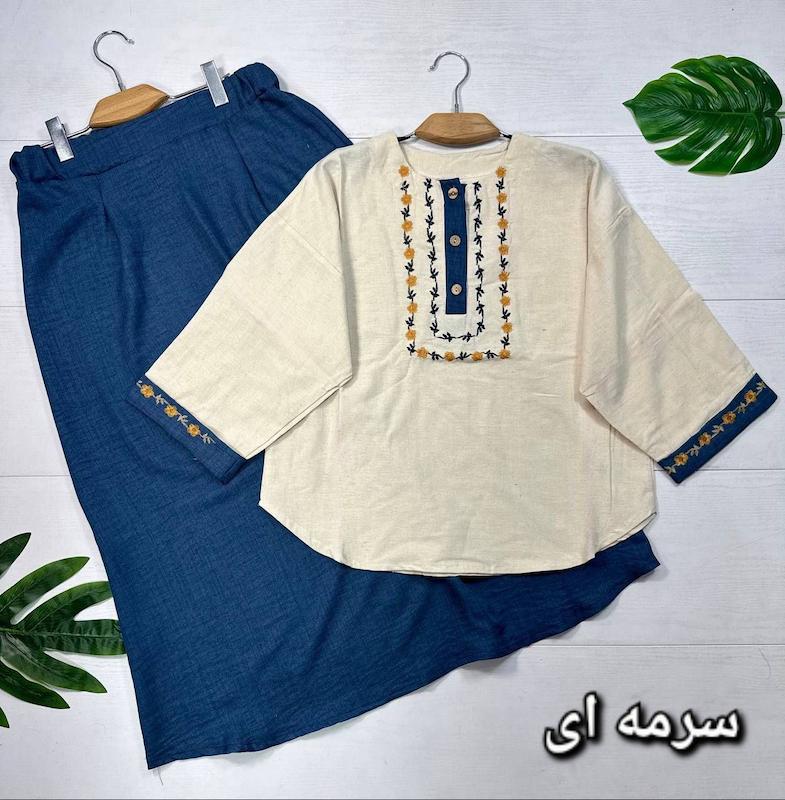 شومیز و دامن ژیوا🫀