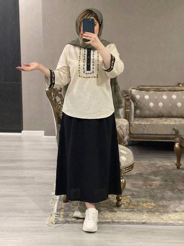 شومیز و دامن ژیوا🫀