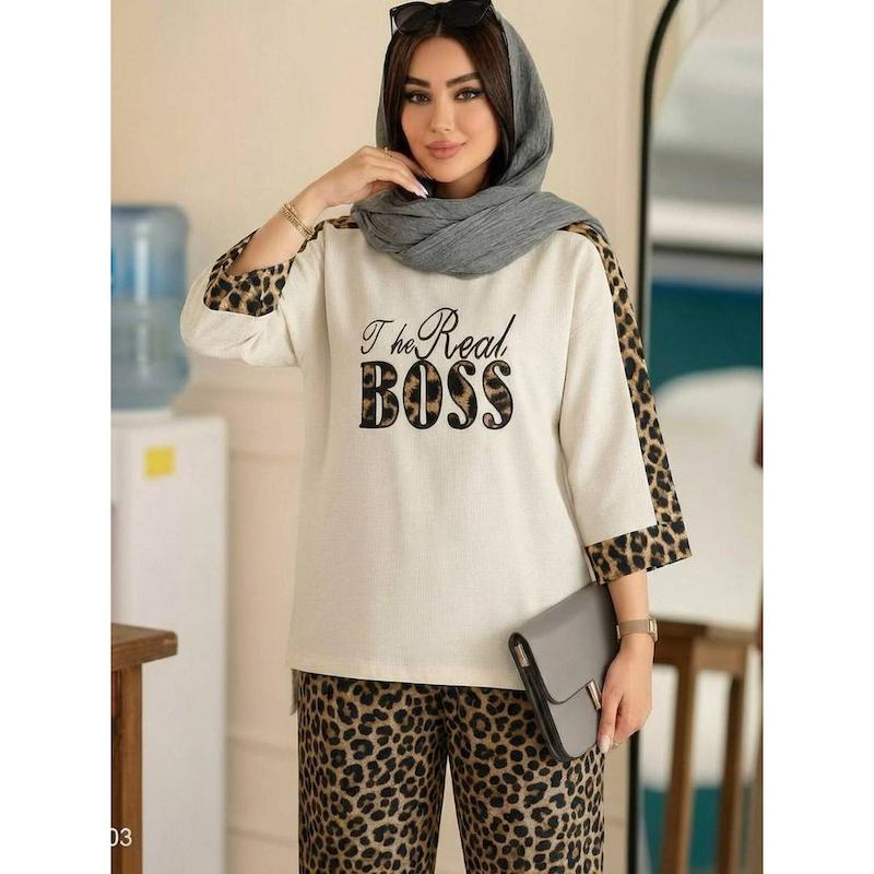 ست شومیز و شلوار  BOSS🫀