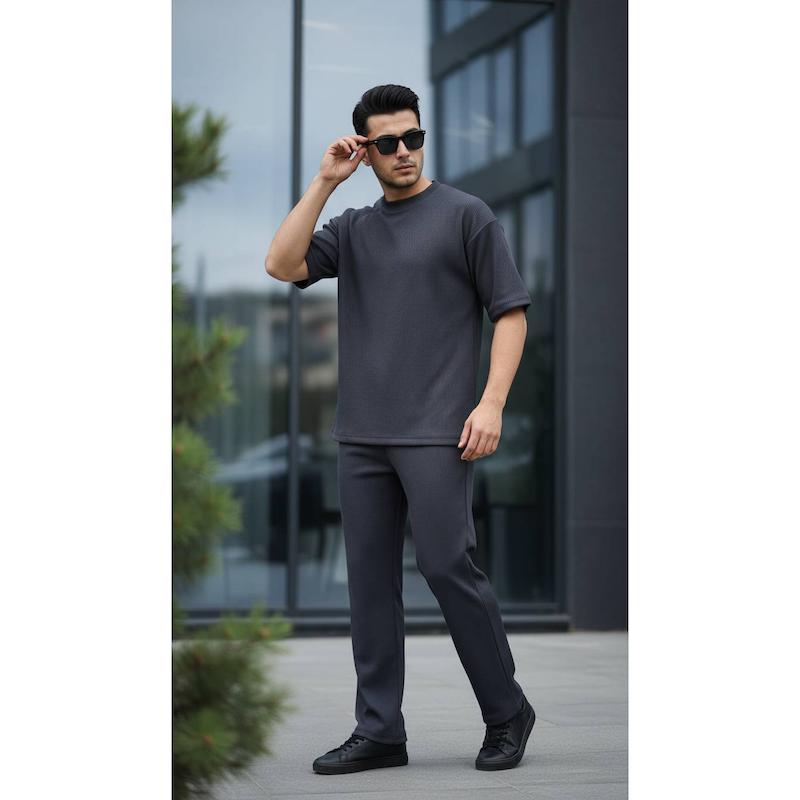 ست تیشرت و شلوار یقه گرد آرسام🧡🧡