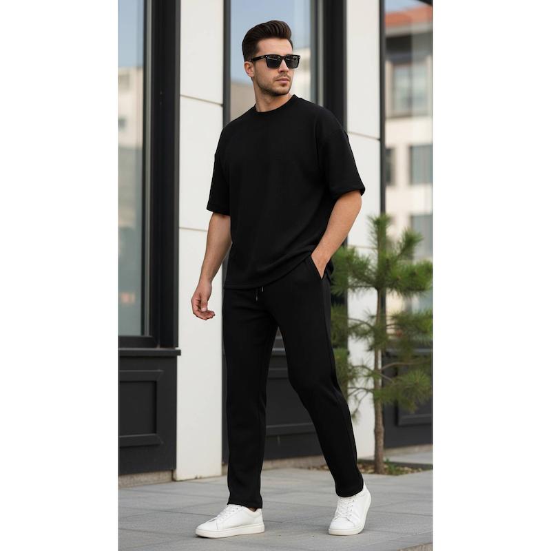 ست تیشرت و شلوار یقه گرد آرسام🧡🧡