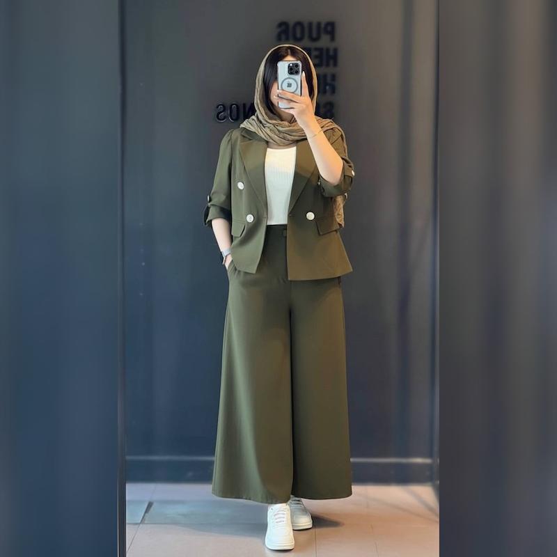 کت و دامن شلواری رویا 🫅