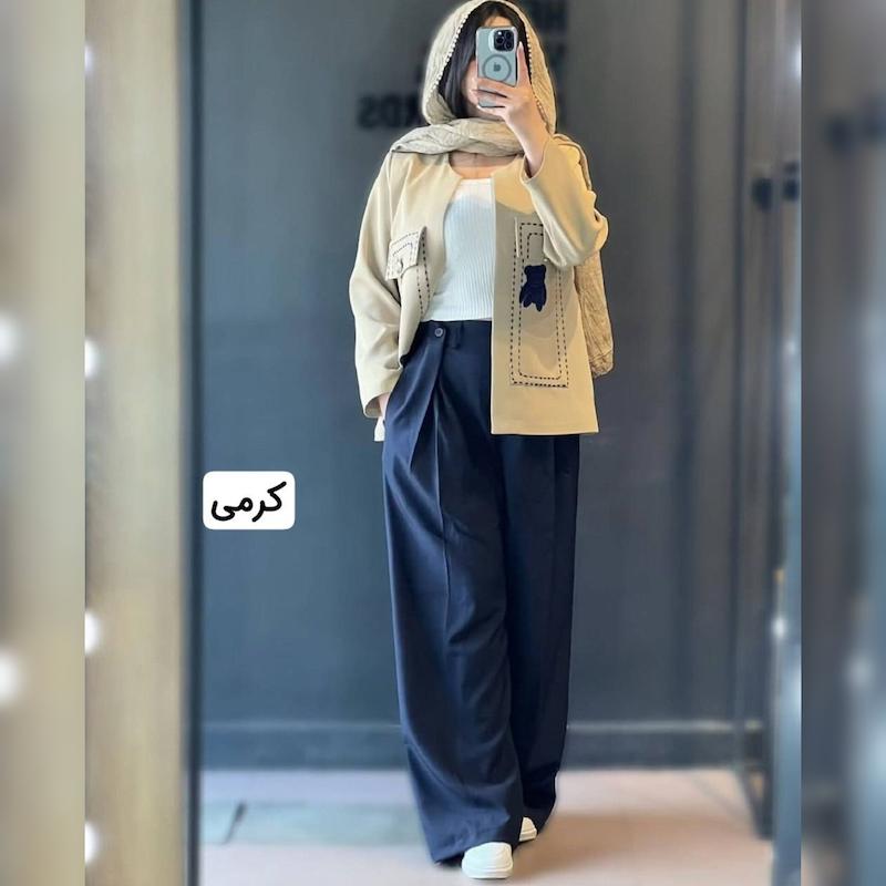 کت و شلوار گلدوزی پاندا 🐥🐥🐥