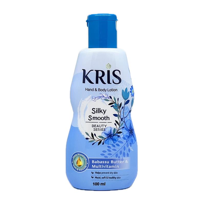 لوسیون بدن کریس KRIS  مدل Silky smooth آبی