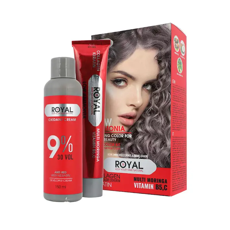 کیت رنگ مو بلوند دودی روشن رویال کد 8.2
