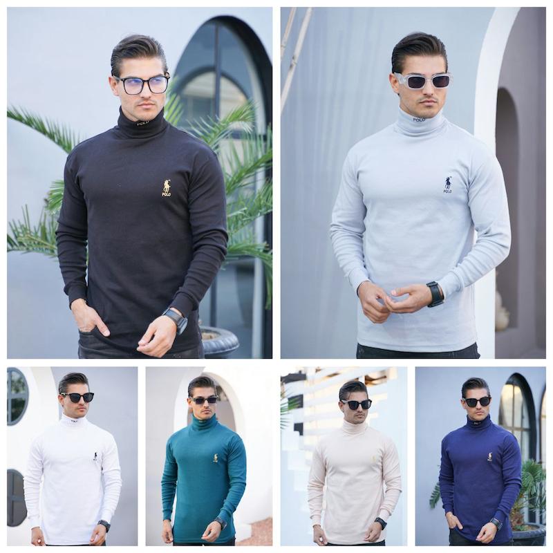 یقه اسکی طرح پولو🧳🧳