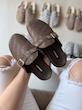اسلیپر دنیز طرح Guess - قهوه ای