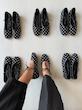 بالرینا مشکی با خال سفید 