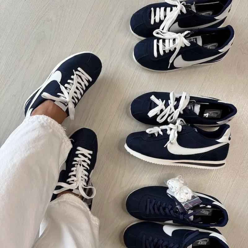 اسنیکرز Nike مدل Cortez - رنگ سرمه ای 