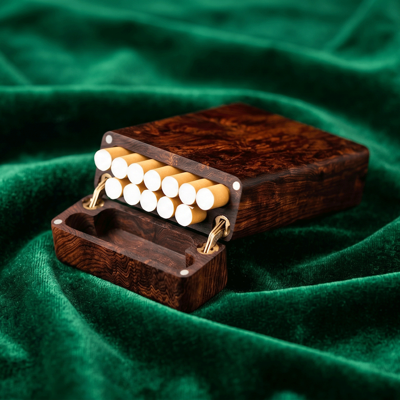 جعبه سیگار چوبی مدل SWProductCigarettebox001