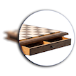 صفحه شطرنج چوبی مدل SWProductChessboard007