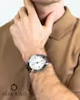 ساعت کاسیو جی شاک مردانه / کلاسیک بند چرمی صفحه سفید(اورجینال)