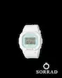 ساعت ست کاسیو جی شاک / بند رابر صفحه دیجیتال سفید (اورجینال)