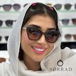 عینک زنانه شنل / فریم کائوچو و چرم عدسی پلی کربنات (رنگبندی مختلف)
