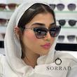 عینک زنانه شنل / فریم کائوچو و چرم عدسی پلی کربنات (رنگبندی مختلف)