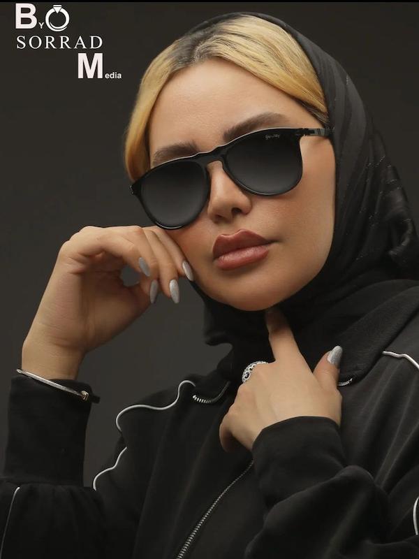 عینک  زنانه پرسول/ فریم فلزی عدسی پلی کربنات