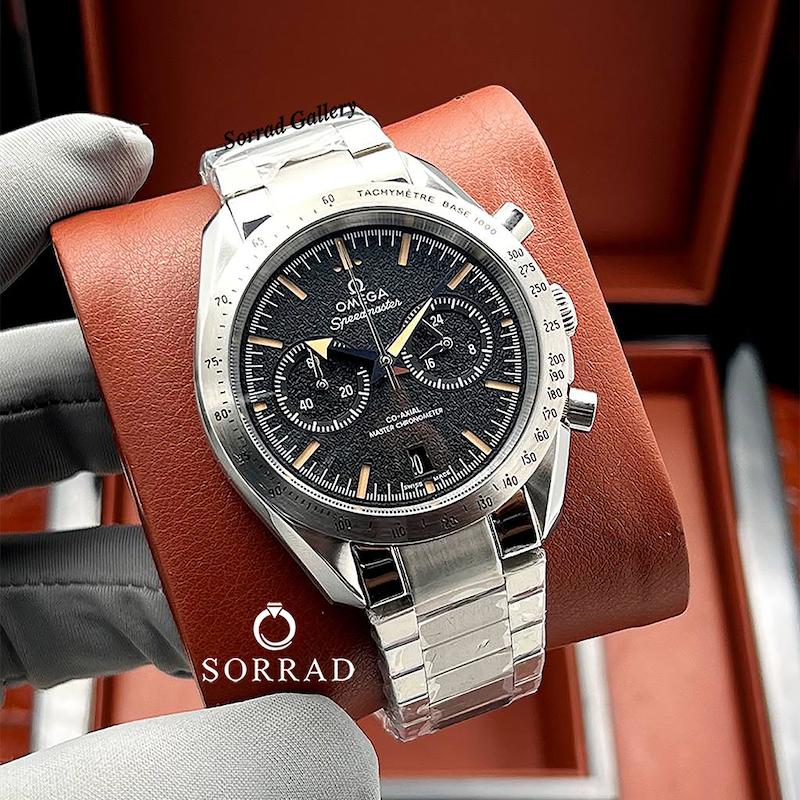 ساعت امگا اسپید مستر مردانه/ کورنوگراف بنداستیل رنگ سیلور صفحه طوسی