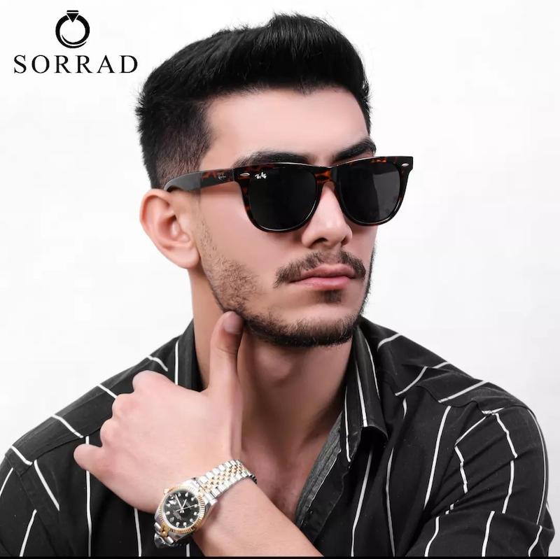 عینک اسپرت ری بن / فریم کائوچو عدسی پلی کربنات