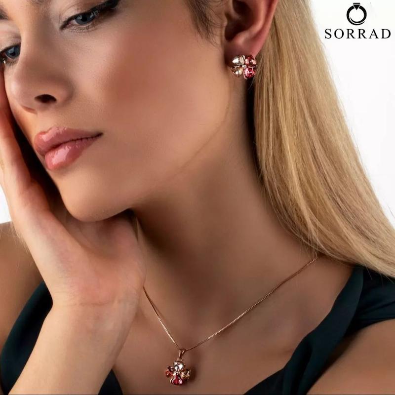 ست گردنبند و گوشواره اپال کلیو