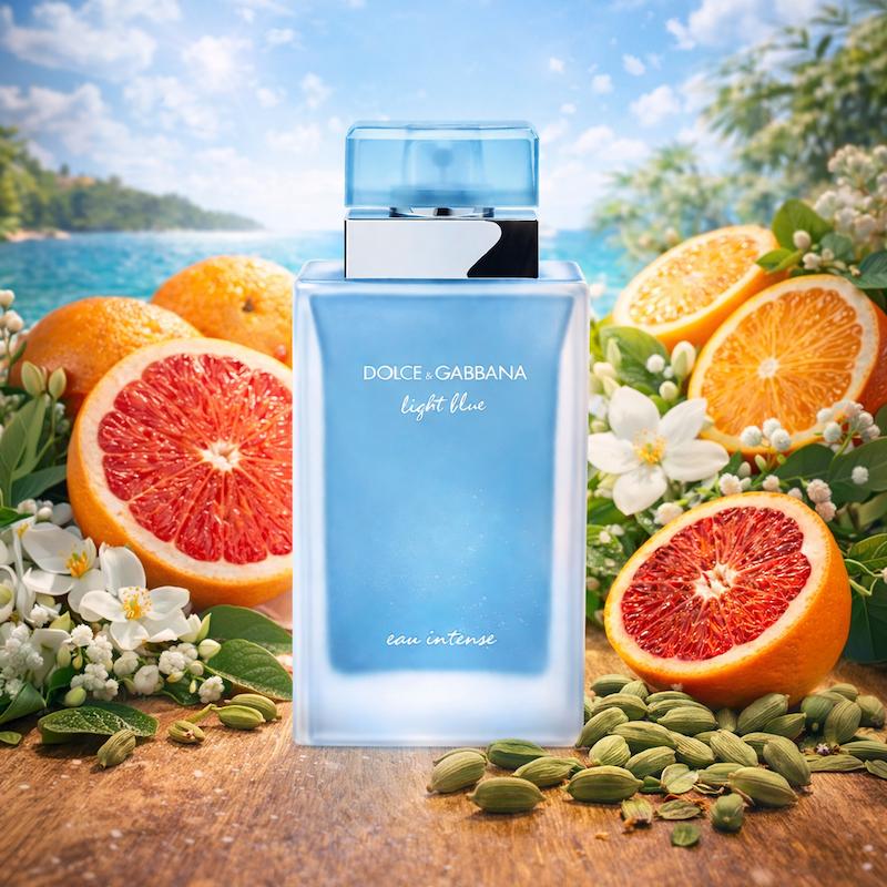 عطر ادکلن دولچه گابانا لایت بلو اینتنس زنانه | Dolce & Gabbana Light Blue Eau Intense for Women