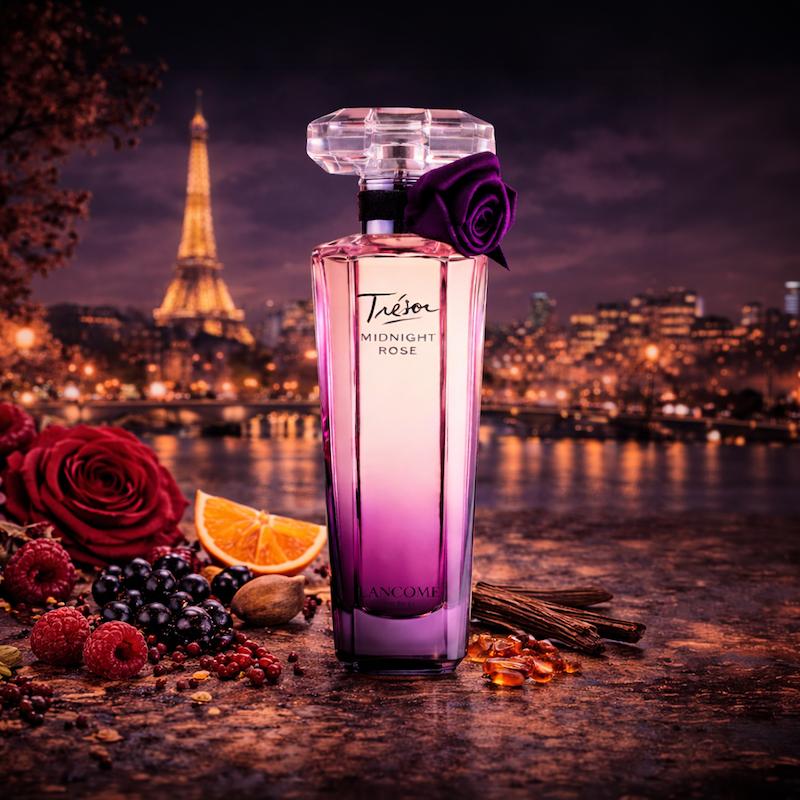 عطر ادکلن لانکوم ترزور میدنایت رز شیشه مینیاتوری | Lancome Tresor Midnight Rose