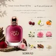 نت های عطر Power of You شامل پشن فروت فرانجیپانی وانیل بنزوئین و لابدانوم