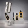 بسته‌بندی هدیه عطر آمواج اوپوس پنج وودز سیمفونی در شیشه اختصاصی سراد