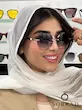 عینک زنانه بولگاری / فریم لس فلزی عدسی پلی کربنات