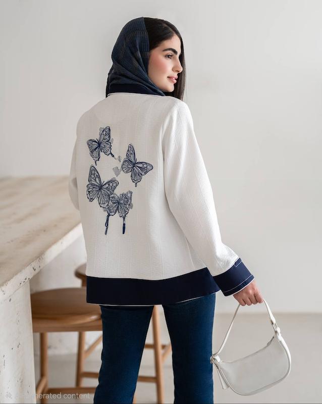 کت ژاکارد پروانه 141010