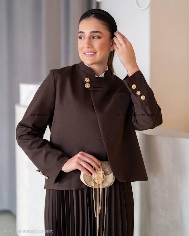 ست کت و دامن پلیسه