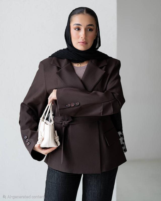 کت آستین پلیسه 141021