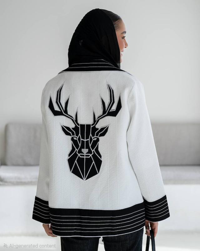 کت ژاکارد گوزن