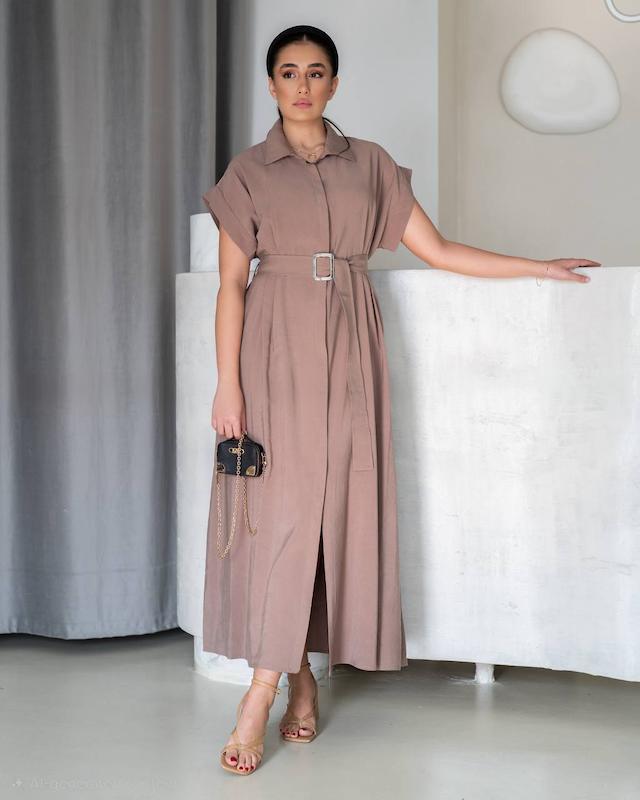 پیراهن بلند سیلک 191001