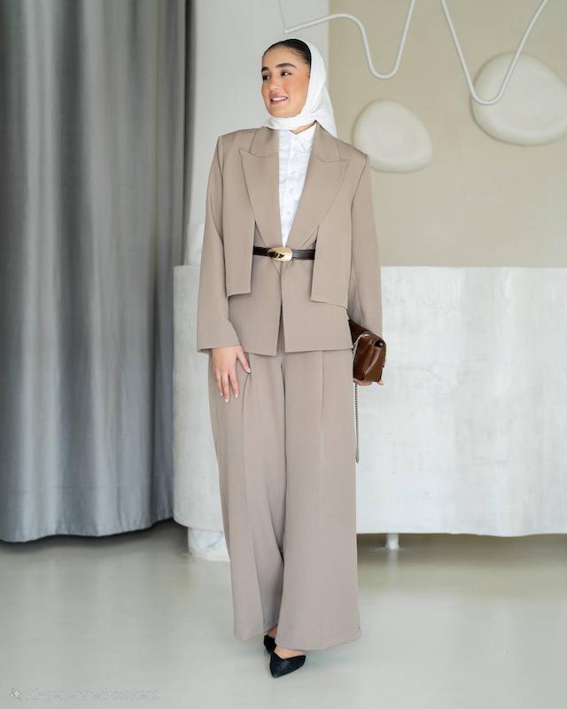 ست کت و شلوار فندی