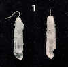 گوشواره تکی سنگ کوارتز