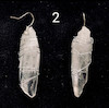 گوشواره تکی سنگ کوارتز