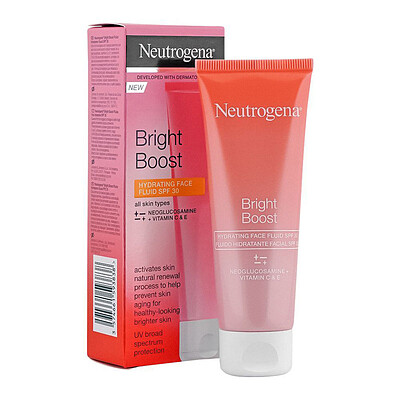 کرم ضد آفتاب نوتروژینا مدل Bright boost با spf 30 